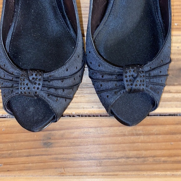 Nina New York black satin heels - Picture 3 of 6